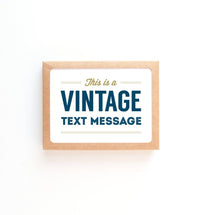 Graphic Anthology - Vintage Text Message Greeting Card