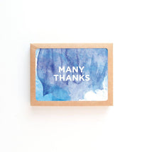 Graphic Anthology - Watercolor Thanks Greeting Card (Boxed Set of 8)