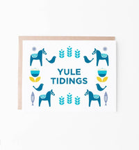 Graphic Anthology - Yule Tidings Scandinavian-inspired Christmas Card