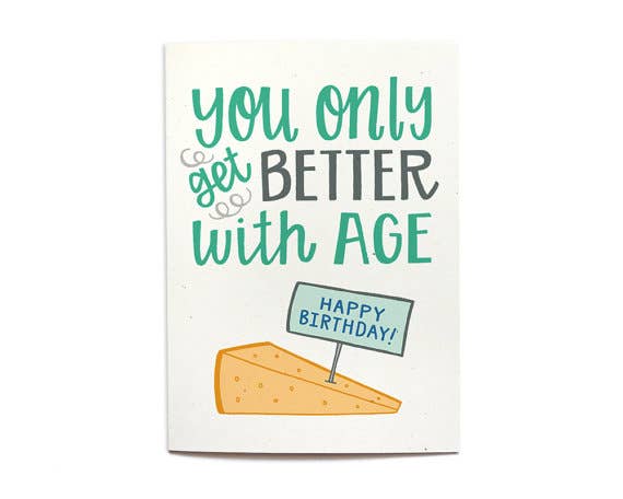 Hennel Paper Co. - Cheese Birthday Card