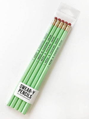 Sweet Perversion - Because F*ck Adulting Blue Pencil Set