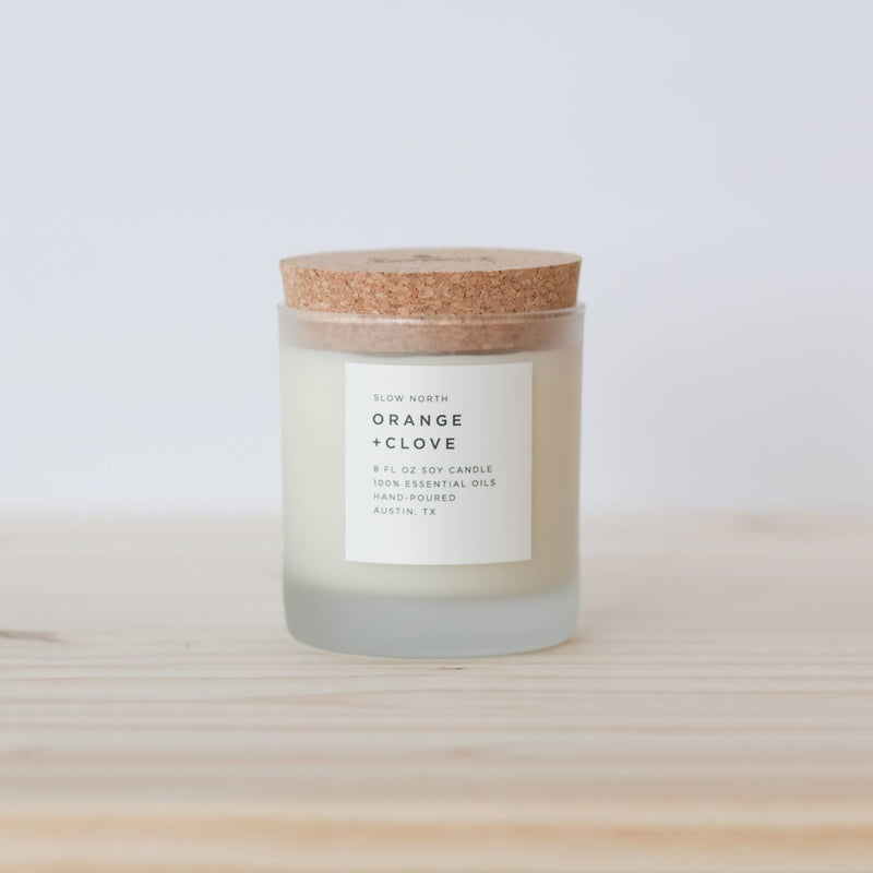 Orange + Clove Candle by Slow North