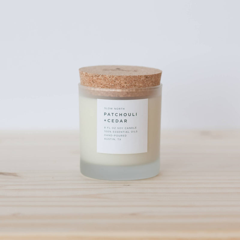 Patchouli + Cedar Candle by Slow North