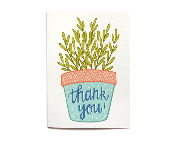 Hennel Paper Co. - Thank You Houseplant Card