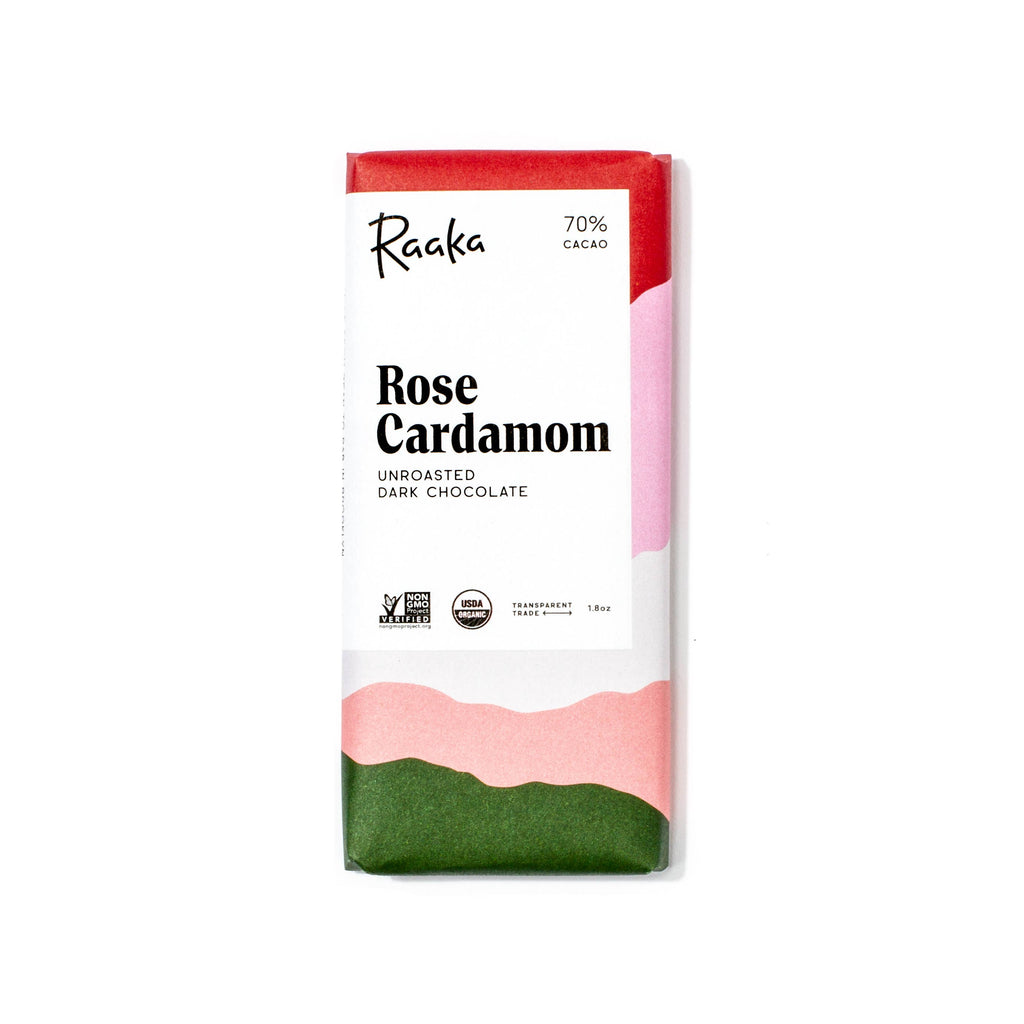 Raaka Chocolate - 70% Rose Cardamom - Limited Batch