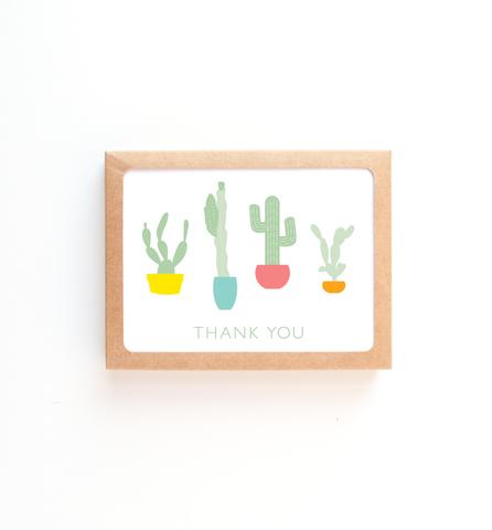 Graphic Anthology - Cacti Thank You Card (Boxed Set of 8)
