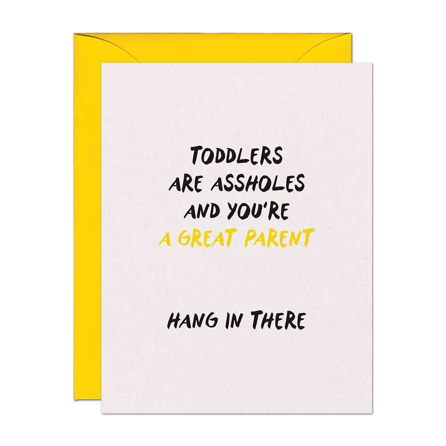 Warren Tales - Asshole Toddlers Card