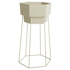 Hexagon Planter with Stand - Tall